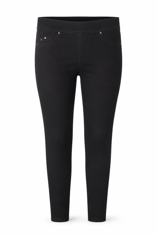 Womens UK Size 12 Denim & Co. Regular Fit Jegging Black Jeans