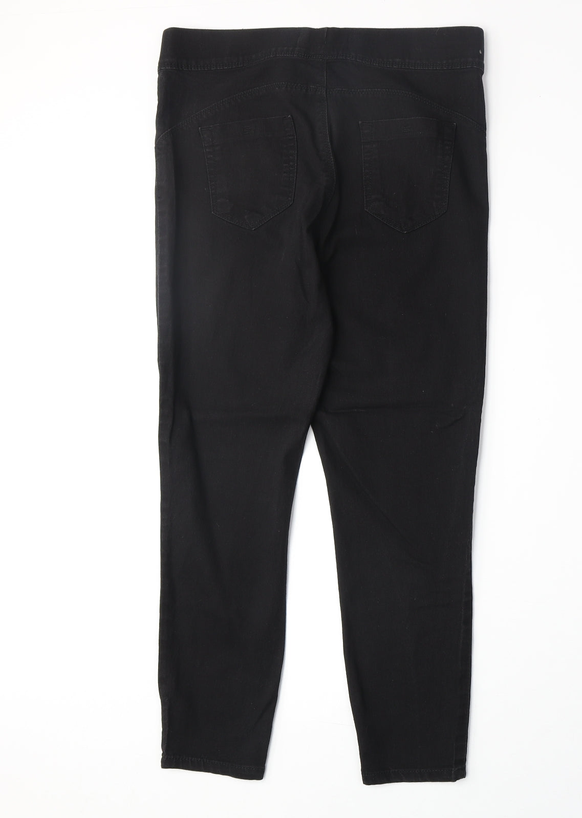 Denim & Co. Womens Black Cotton Jegging Jeans Size 12 Regular