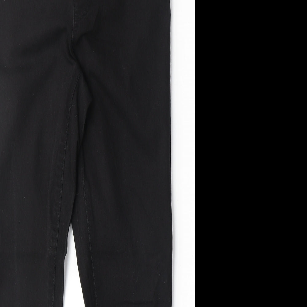 Denim & Co. Womens Black Cotton Jegging Jeans Size 12 Regular