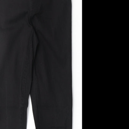 Denim & Co. Womens Black Cotton Jegging Jeans Size 12 Regular