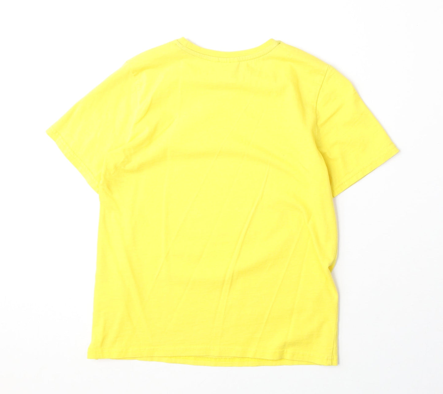 LEGO Boys Yellow 100% Cotton Basic T-Shirt Size 9-10 Years Round Neck Pullover - Ninjango
