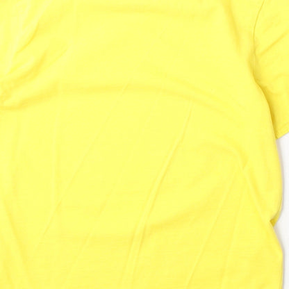 LEGO Boys Yellow 100% Cotton Basic T-Shirt Size 9-10 Years Round Neck Pullover - Ninjango