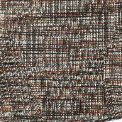 Mary Harnes Womens Brown Plaid Polyester Jacket Blazer Size 14