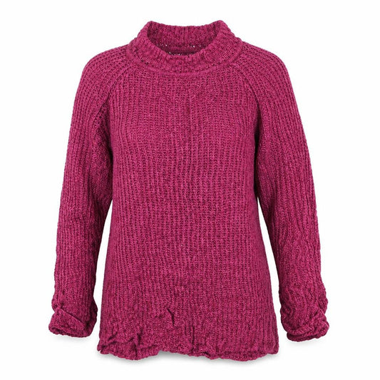 Womens UK Size 8 F&F Purple Pullover Jumper
