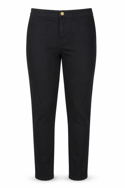 Jyone Womens Black Cotton Skinny Jeans Size L Regular Zip