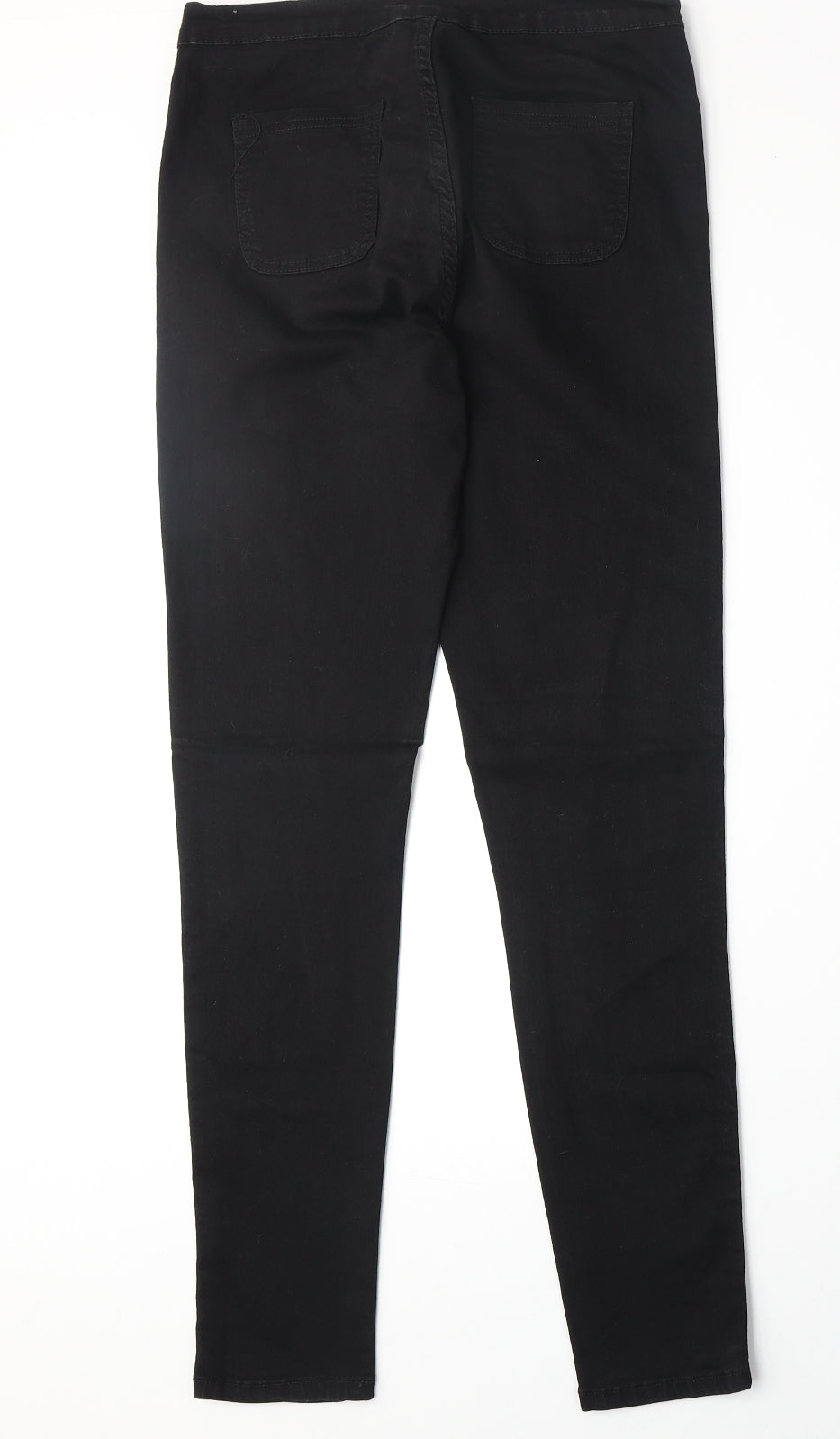 Jyone Womens Black Cotton Skinny Jeans Size L Regular Zip