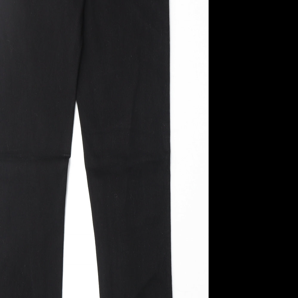 Jyone Womens Black Cotton Skinny Jeans Size L Regular Zip