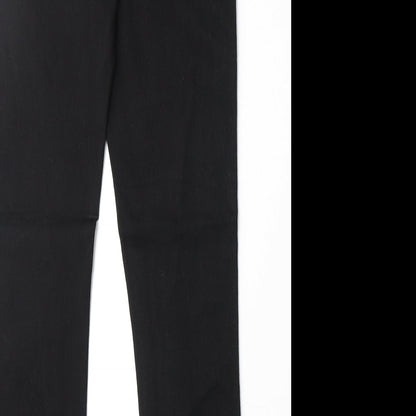 Jyone Womens Black Cotton Skinny Jeans Size L Regular Zip