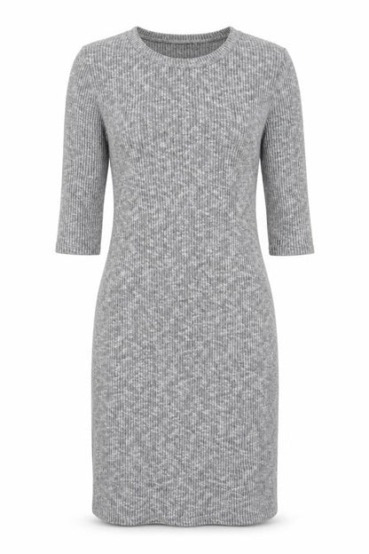 Ginger G Womens Grey Geometric Viscose Shift Size S Round Neck Pullover