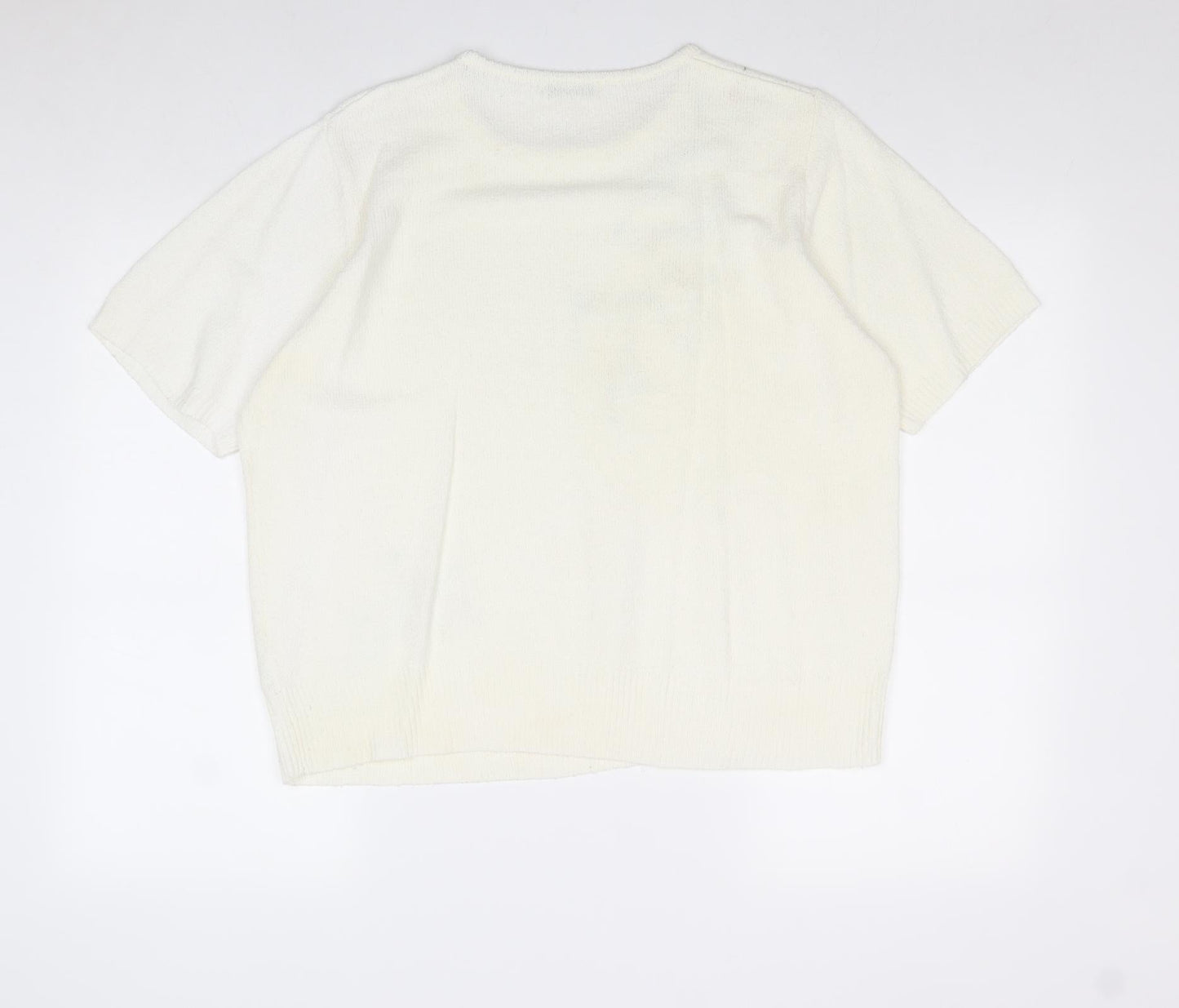 Womens UK Size 18 Berkertex Ivory Pullover Jumper