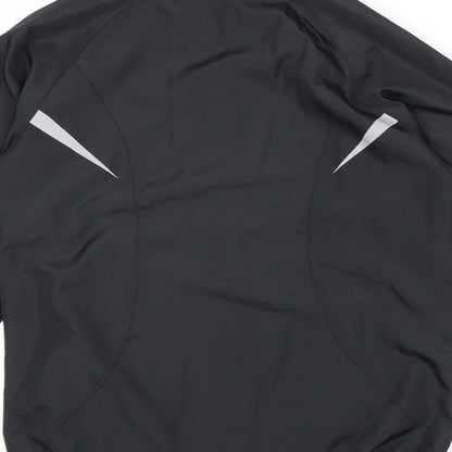Womens UK Size S Crane Black Windbreaker Coat