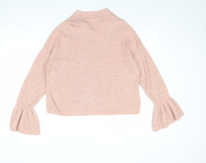 Womens UK Size M Marks and Spencer Pink Pullover Jumper