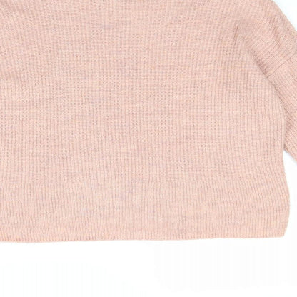 Womens UK Size M Marks and Spencer Pink Pullover Jumper