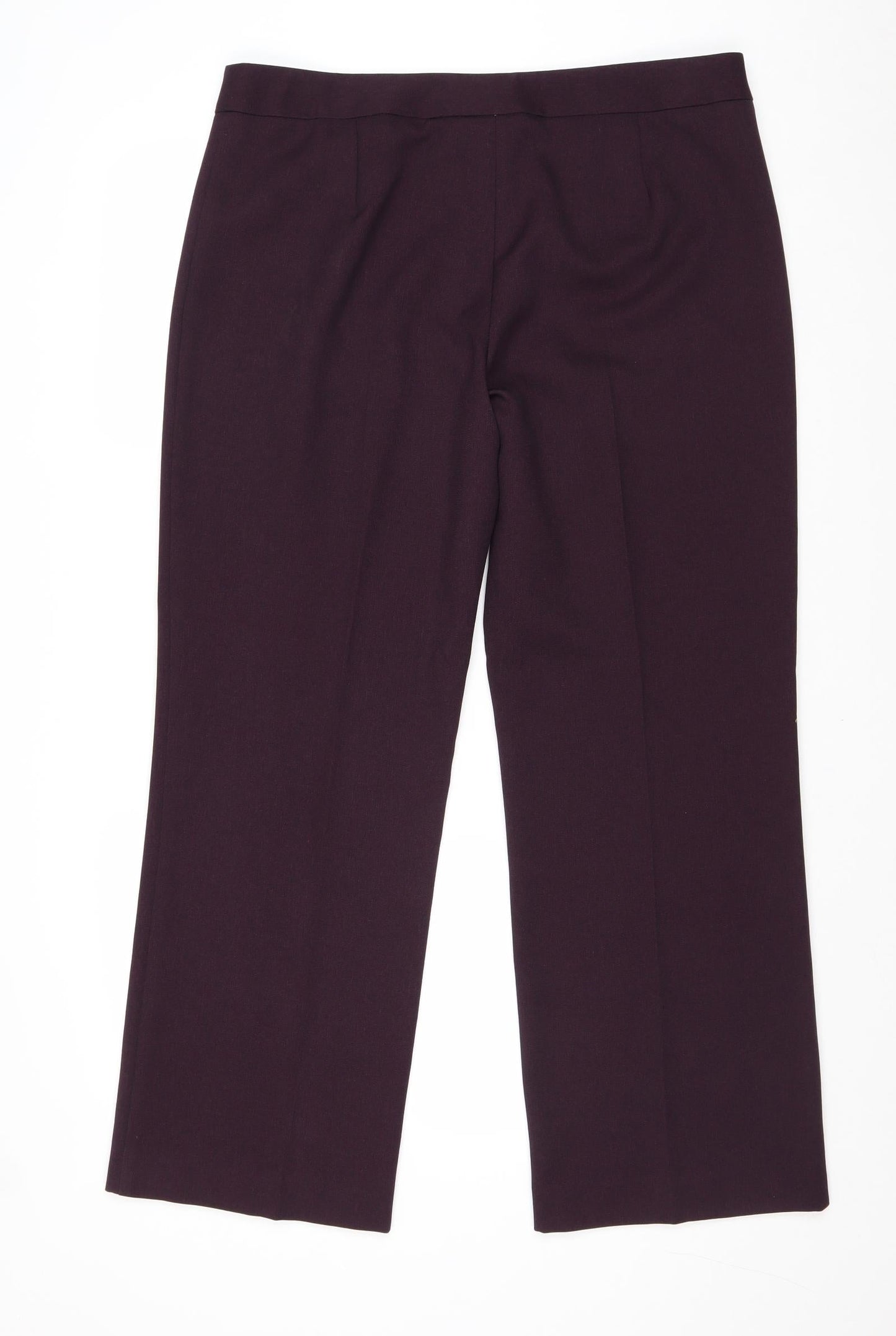 Womens UK Size 16 EWM Regular Fit  Purple Trousers