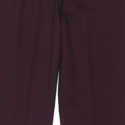 Womens UK Size 16 EWM Regular Fit  Purple Trousers