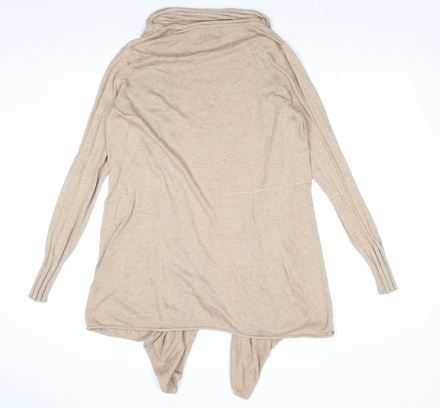 Womens UK Size 12 Papaya Brown Cardigan Jumper