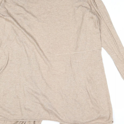 Womens UK Size 12 Papaya Brown Cardigan Jumper