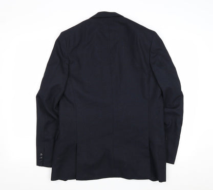 Mens UK Size 36 John Collier Regular Blue Suit Jacket
