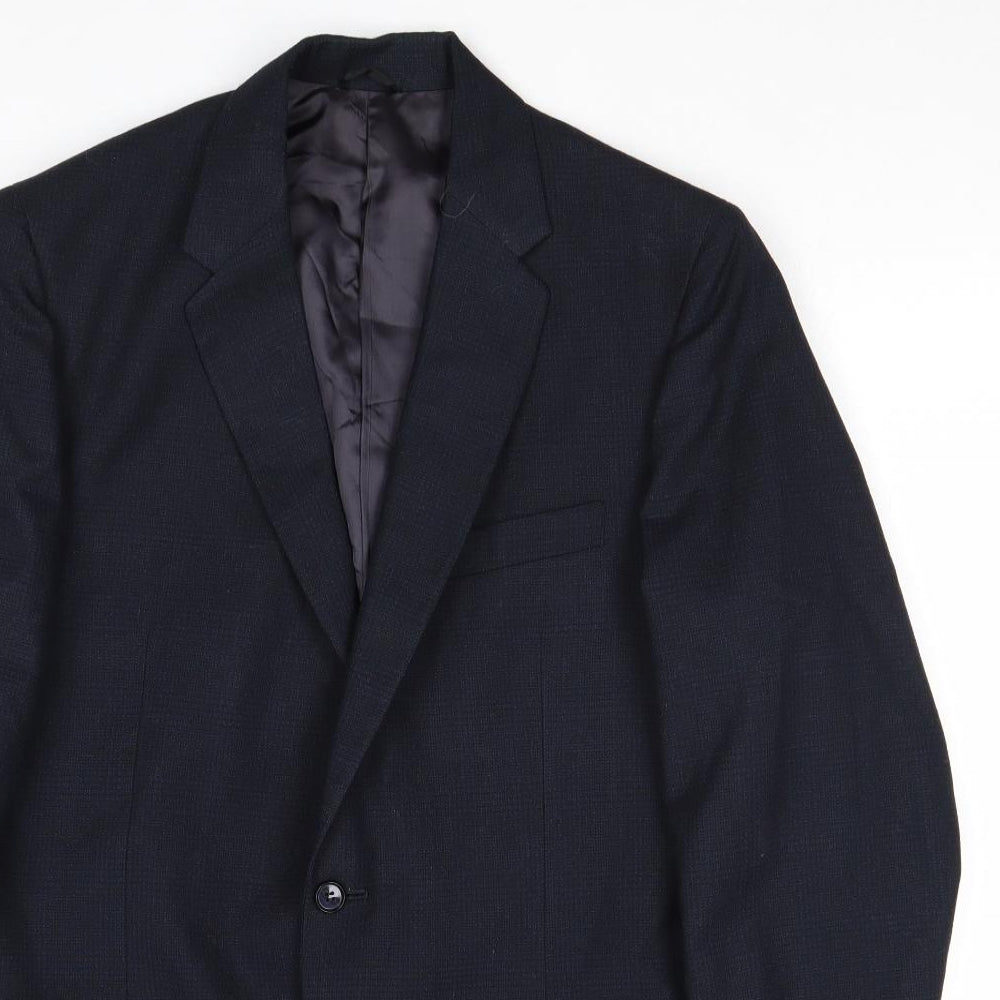 Mens UK Size 36 John Collier Regular Blue Suit Jacket
