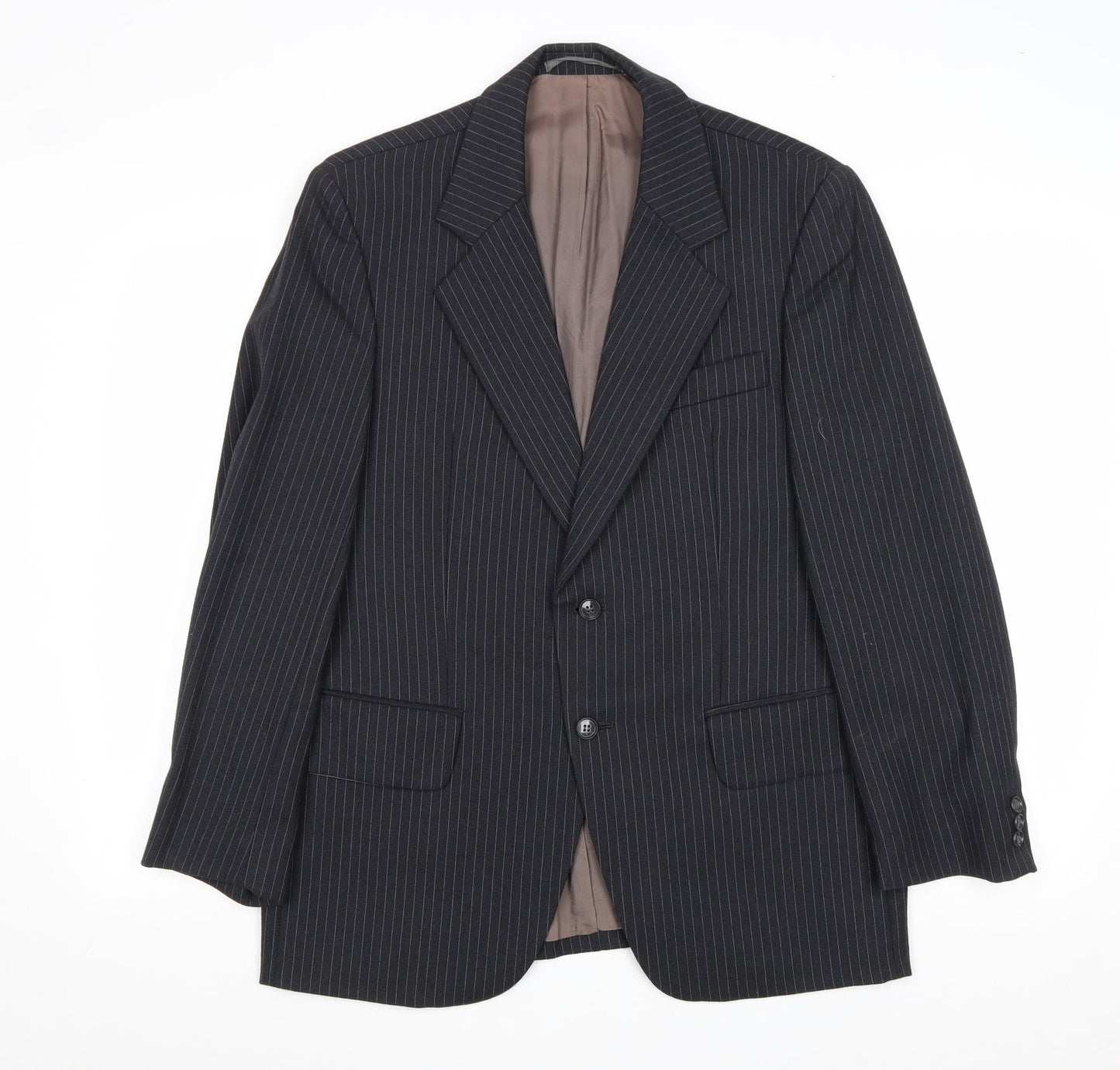 Mens UK Size 40 Preworn Regular Black Suit Jacket