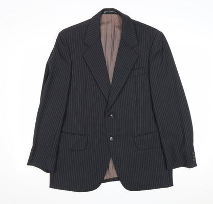 Mens UK Size 40 Preworn Regular Black Suit Jacket