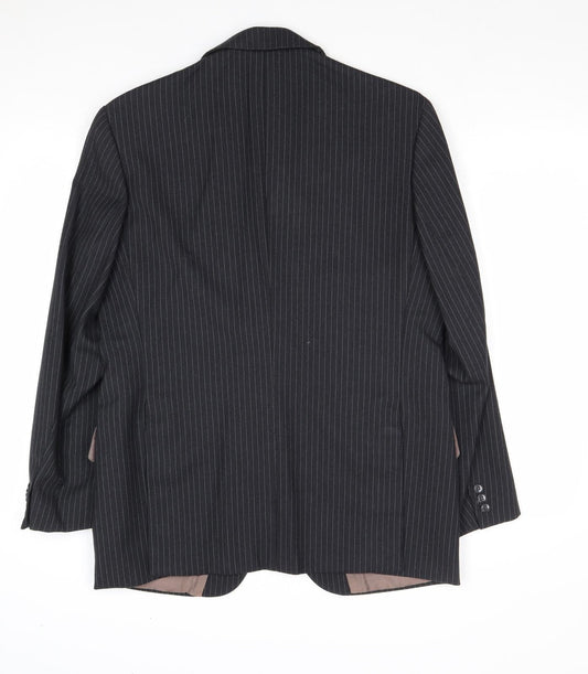 Mens UK Size 40 Preworn Regular Black Suit Jacket