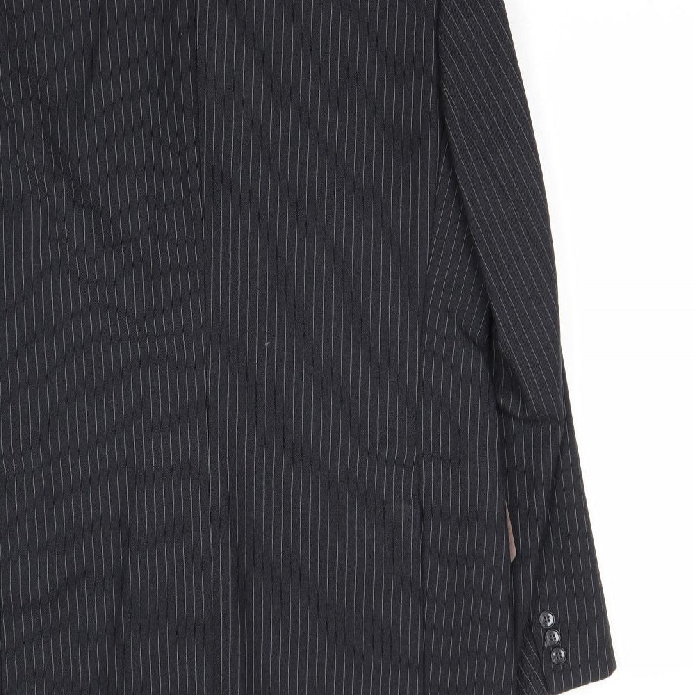 Mens UK Size 40 Preworn Regular Black Suit Jacket