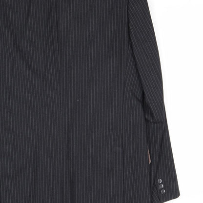 Mens UK Size 40 Preworn Regular Black Suit Jacket