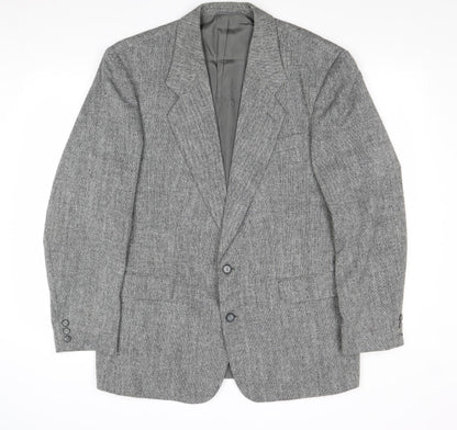 Mens UK Size 42 Moorcroft Regular Grey Suit Jacket