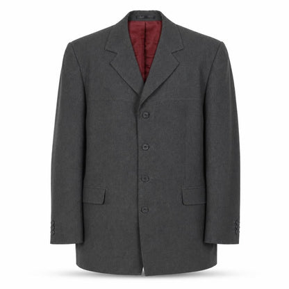Douglas Mens Grey Polyester Jacket Blazer Size 44 Regular