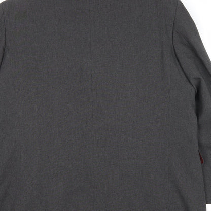 Douglas Mens Grey Polyester Jacket Blazer Size 44 Regular