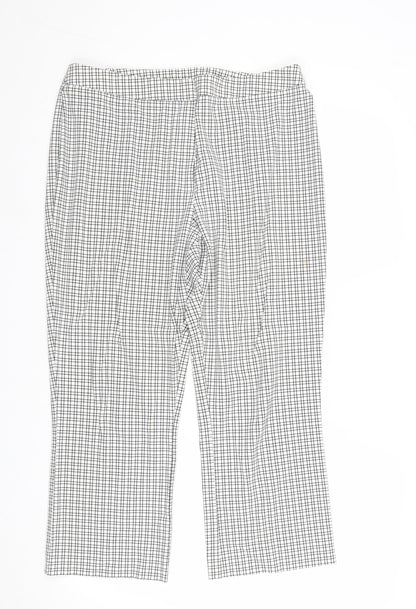 Womens UK Size 32 in Marks and Spencer Regular Fit  White Trousers