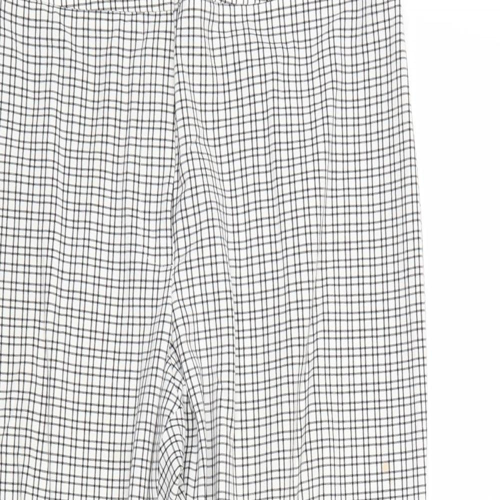 Womens UK Size 32 in Marks and Spencer Regular Fit  White Trousers