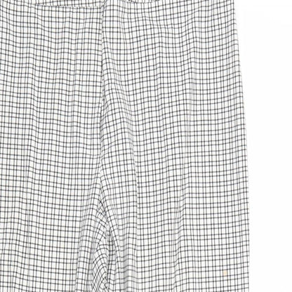 Womens UK Size 32 in Marks and Spencer Regular Fit  White Trousers