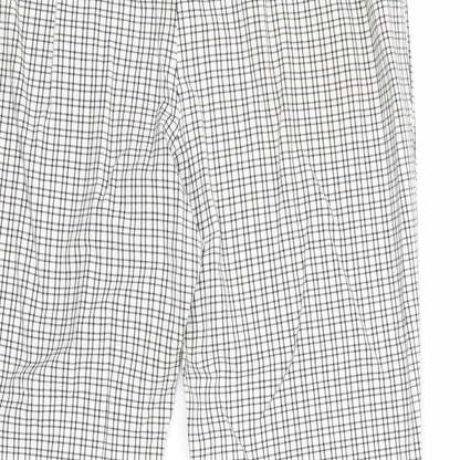 Womens UK Size 32 in Marks and Spencer Regular Fit  White Trousers
