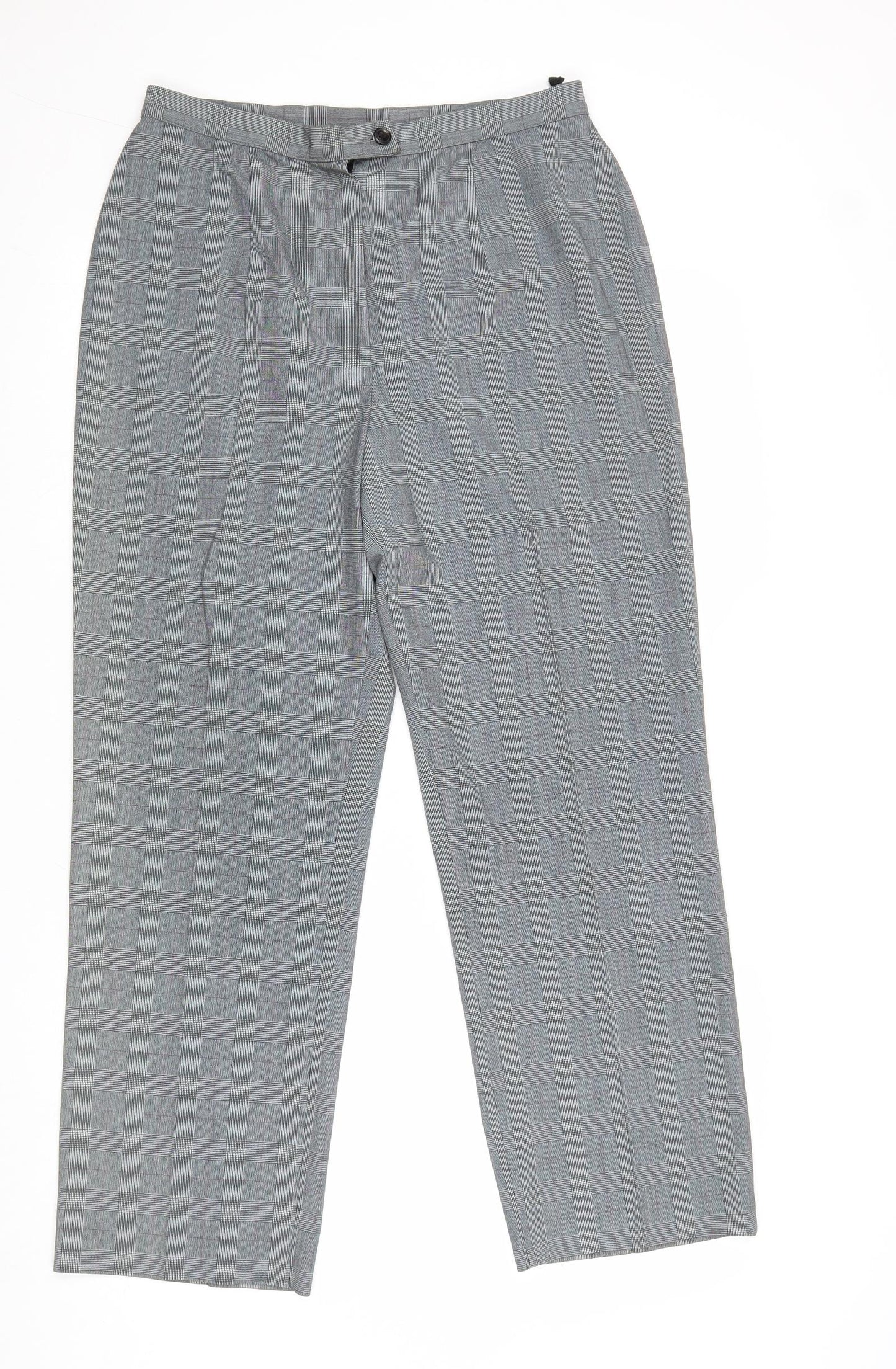 Womens UK Size 14 Marks and Spencer Regular Fit  Grey Trousers