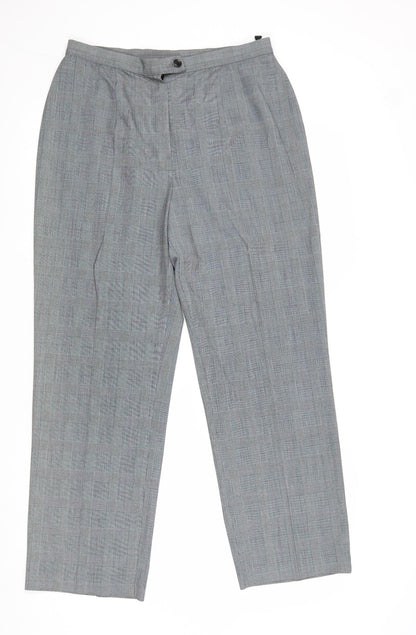 Womens UK Size 14 Marks and Spencer Regular Fit  Grey Trousers