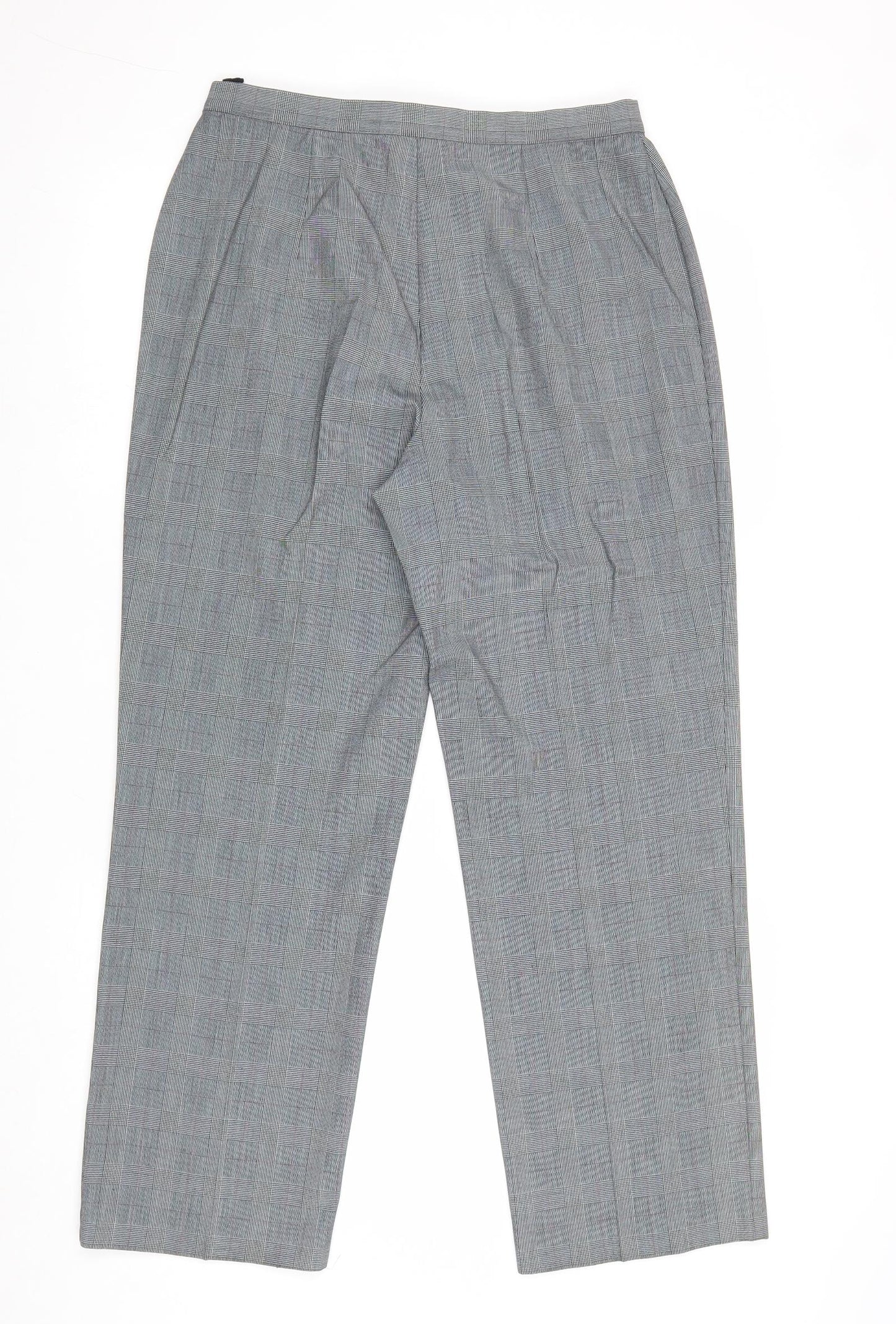 Womens UK Size 14 Marks and Spencer Regular Fit  Grey Trousers