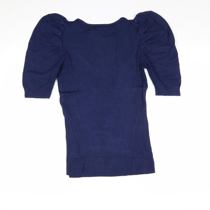 Womens UK Size 12 Atmosphere Blue Pullover Jumper