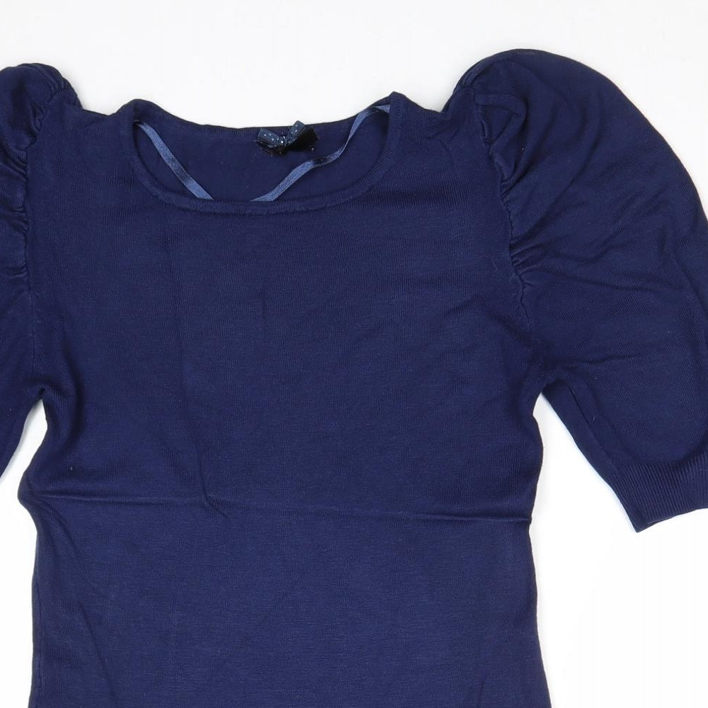 Womens UK Size 12 Atmosphere Blue Pullover Jumper