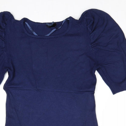 Womens UK Size 12 Atmosphere Blue Pullover Jumper