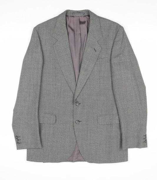Mens UK Size 40 VARTEKS Regular Grey Suit Jacket