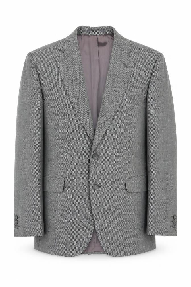 Mens UK Size 40 VARTEKS Regular Grey Suit Jacket