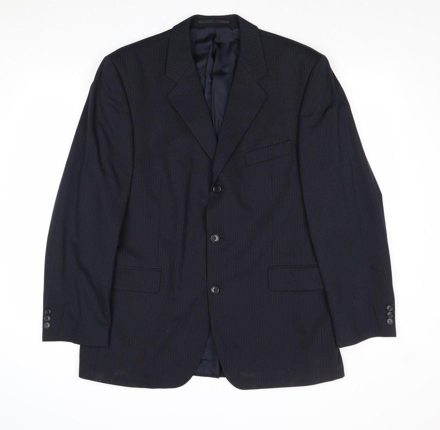Mens UK Size 42 Burton Regular Blue Suit Jacket