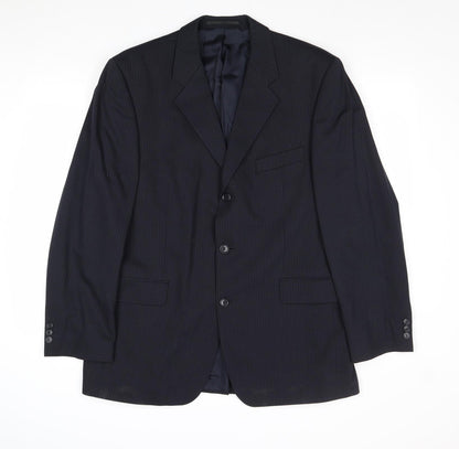 Mens UK Size 42 Burton Regular Blue Suit Jacket