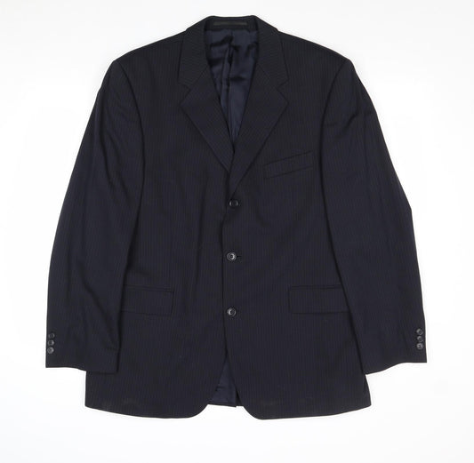 Mens UK Size 42 Burton Regular Blue Suit Jacket