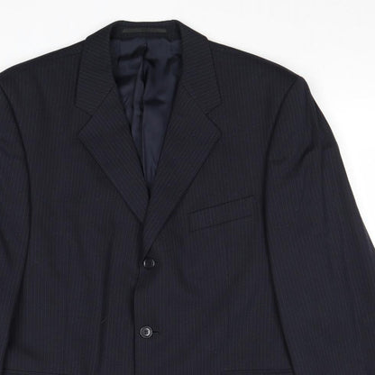 Mens UK Size 42 Burton Regular Blue Suit Jacket