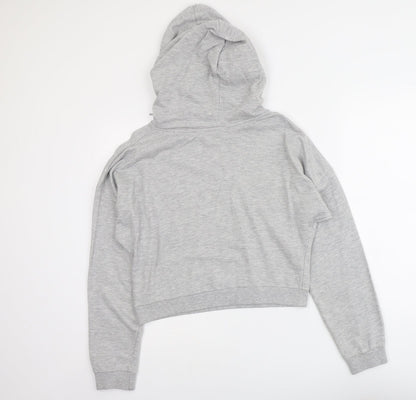 Brave Soul Womens Grey Cotton Pullover Hoodie Size M Pullover