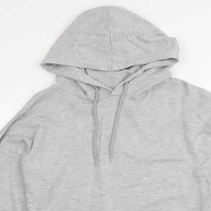 Brave Soul Womens Grey Cotton Pullover Hoodie Size M Pullover