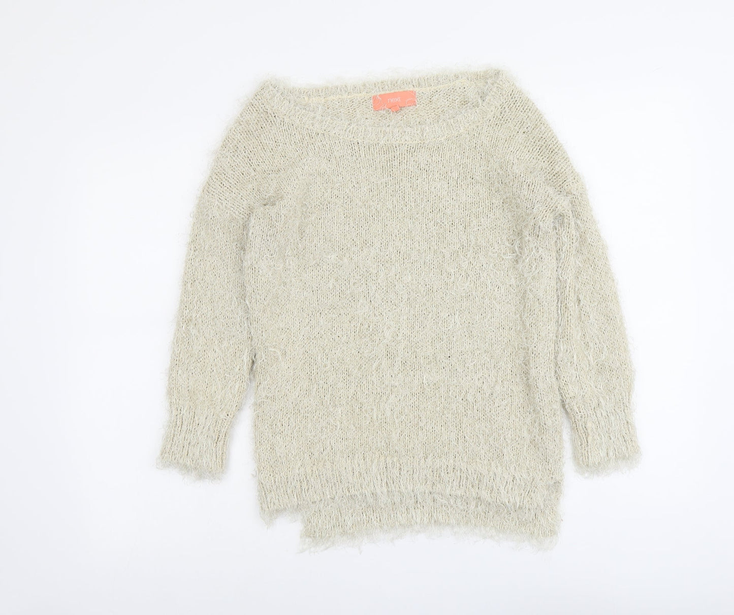 Womens UK Size S NEXT Beige Pullover Jumper